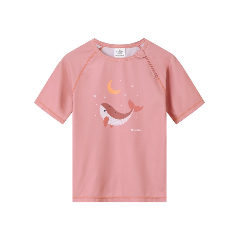 T-shirt nuoto protezione solare balena Neonata