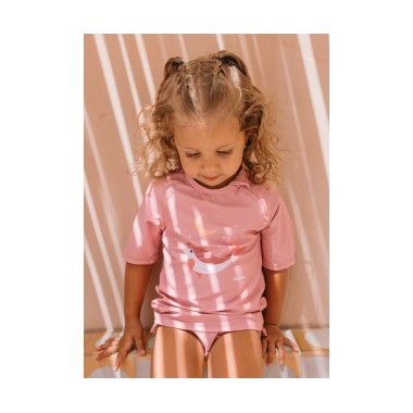 T-shirt nuoto protezione solare balena Neonata