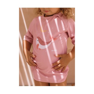 T-shirt nuoto protezione solare balena Neonata
