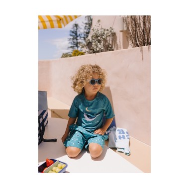 T-shirt nuoto protezione solare Balene Neonata