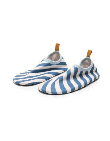Scarpe nuoto microfibra righe Scarpe
