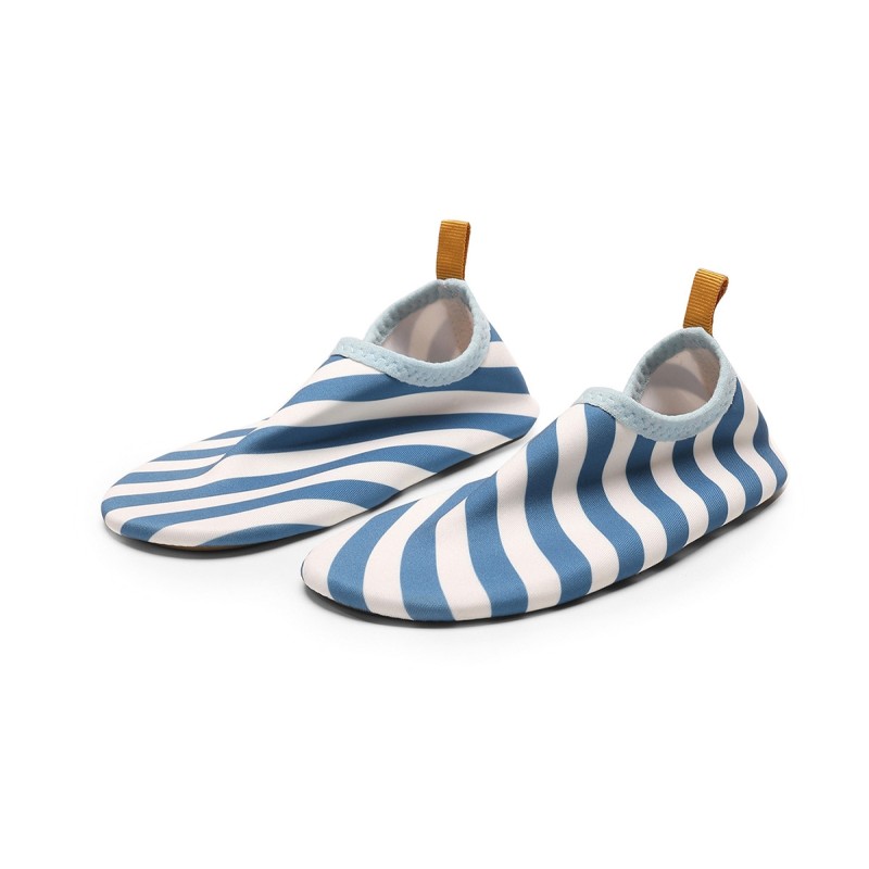 Scarpe nuoto microfibra righe Scarpe
