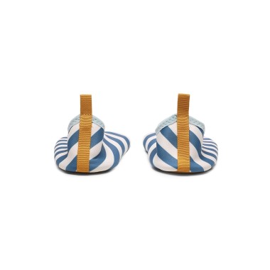 Scarpe nuoto microfibra righe Scarpe