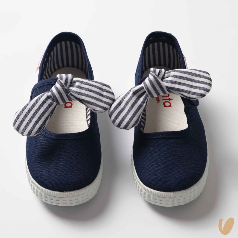 Ballerina fiocco in tela Espadrillas e Tela 19/32