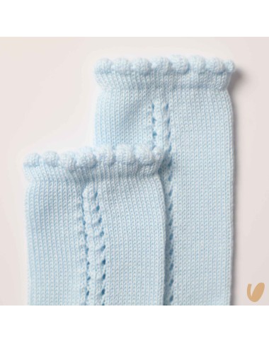 Long sock opened side thread