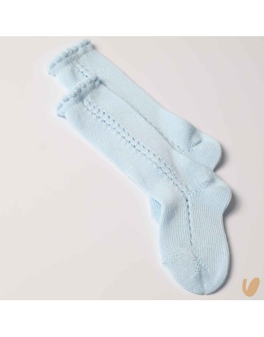 Long sock opened side thread