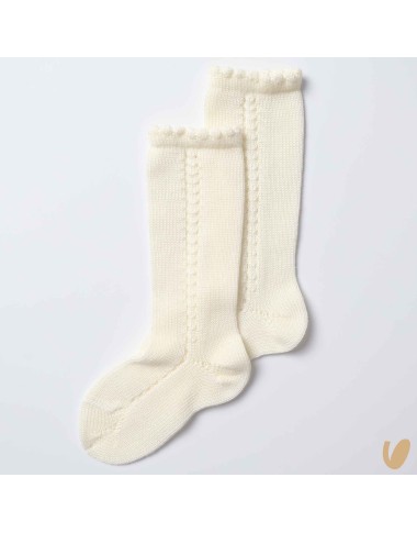 Long sock opened side thread