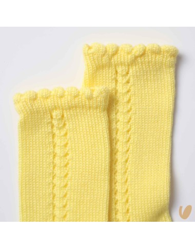 Long sock opened side thread