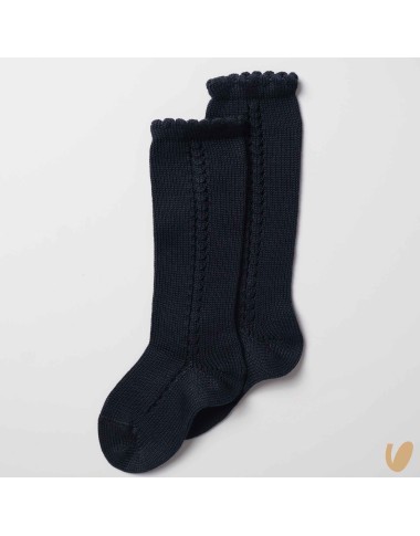 Long sock opened side thread