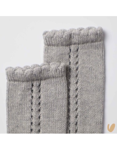 Long sock opened side thread