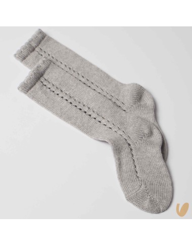 Long sock opened side thread
