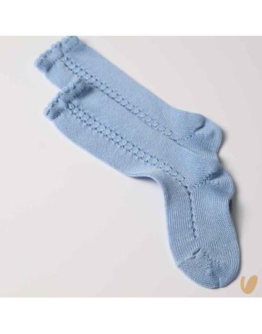 Long sock opened side thread