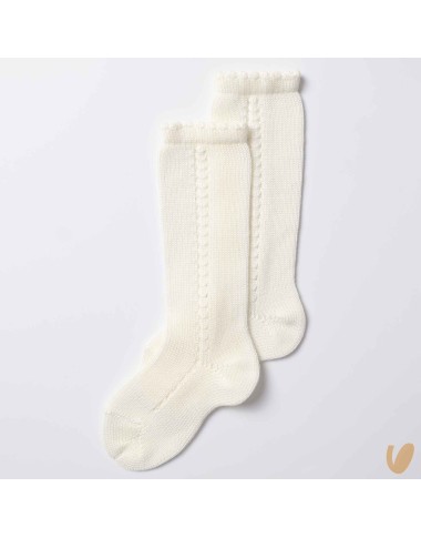 Long sock opened side thread