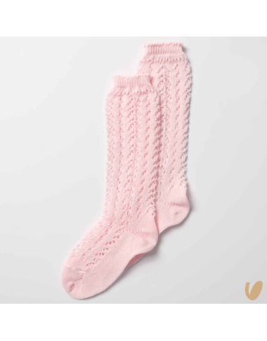 Long perforated socks