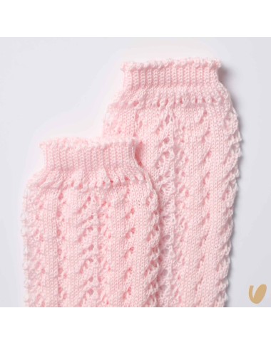 Long perforated socks