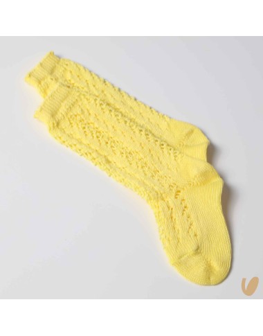 Long perforated socks