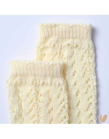 Long perforated socks