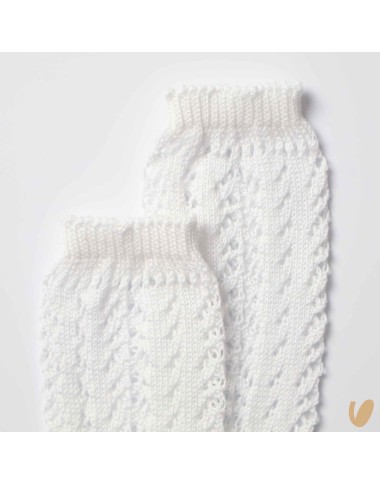 Long perforated socks
