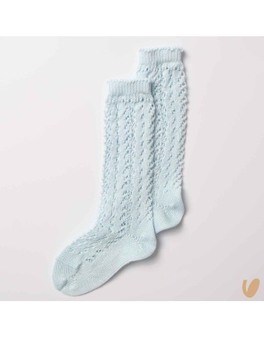 Long perforated socks