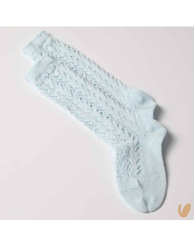 Long perforated socks