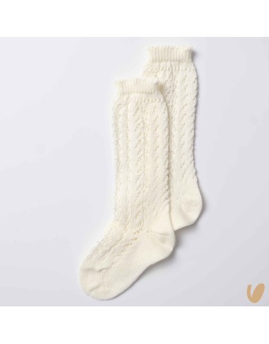 Long perforated socks