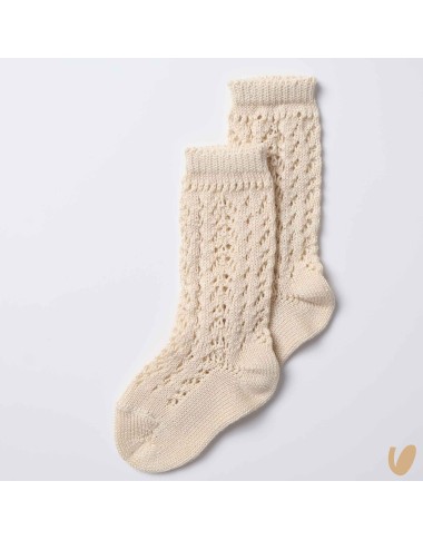 Long perforated socks