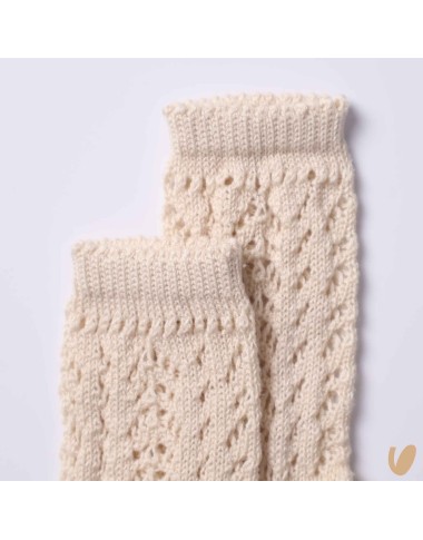 Long perforated socks