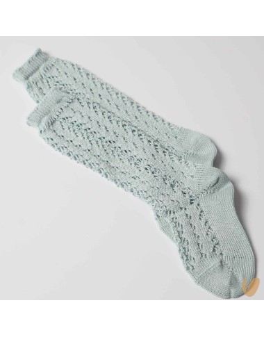 Long perforated socks