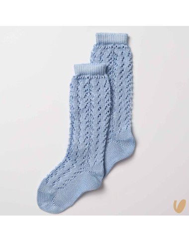 Long perforated socks