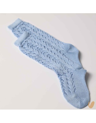 Long perforated socks