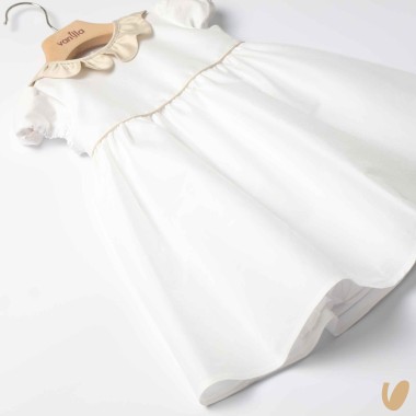 Abito in shantung collo fiore Abito e Tuta
