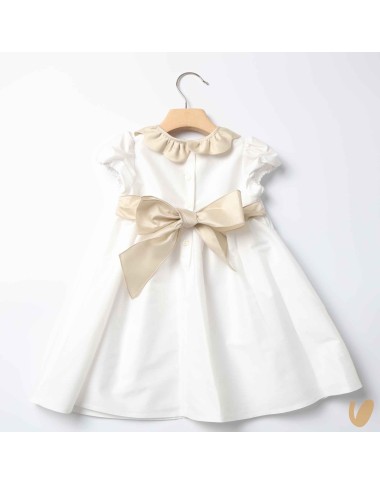 Abito in shantung collo fiore Abito e Tuta