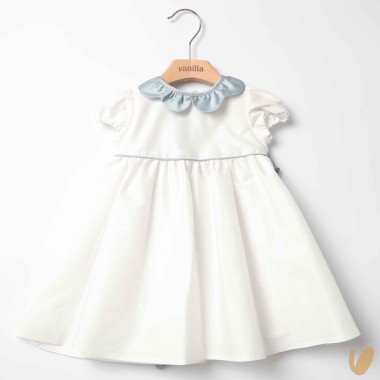 Abito in shantung collo fiore Abito e Tute