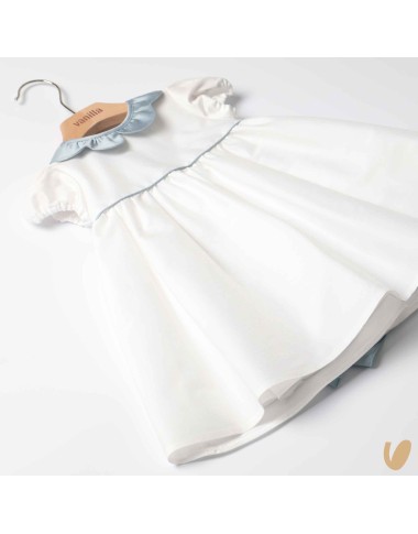 Abito in shantung collo fiore Abito e Tute