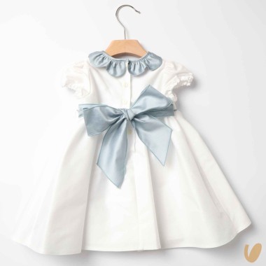 Abito in shantung collo fiore Abito e Tute