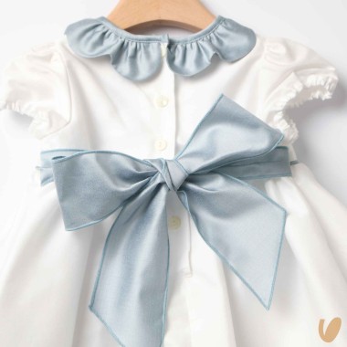 Abito in shantung collo fiore Abito e Tute