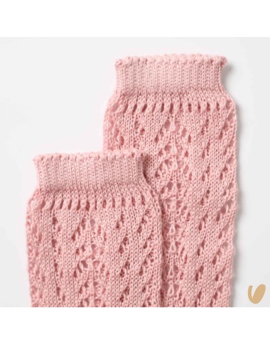 Long perforated socks