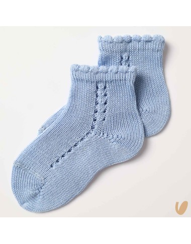 Short perforated side sock thread