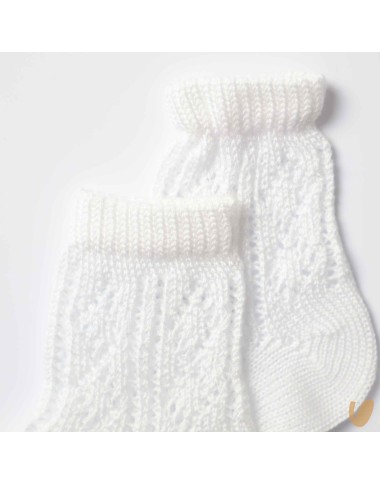 Short sock in extrafine perforated wire