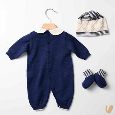 Completo nascita filo dì cotone Set Nascita e Uscita Clinica