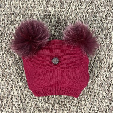 Cappello doppio Pom Pom Cappello