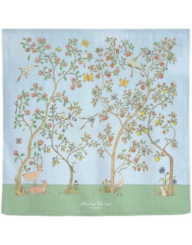 Mussola Primavera Azzurra Mussole e Bavette