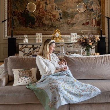 Mussola Primavera Azzurra Mussole e Bavette