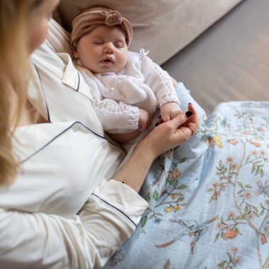 Mussola Primavera Azzurra Mussole e Bavette