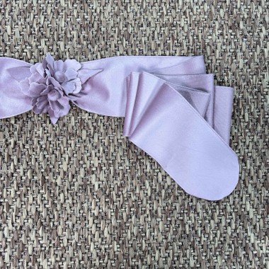 Cintura in velluto fiori Cinture e Bretelle