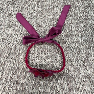 Coroncina treccia e fiori Accessori