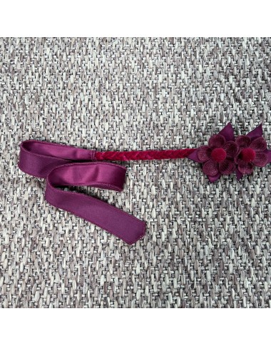 Coroncina treccia e fiori Accessori