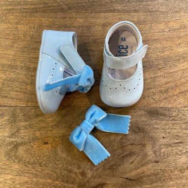 Scarpetta con fiocco in velluto Scarpe