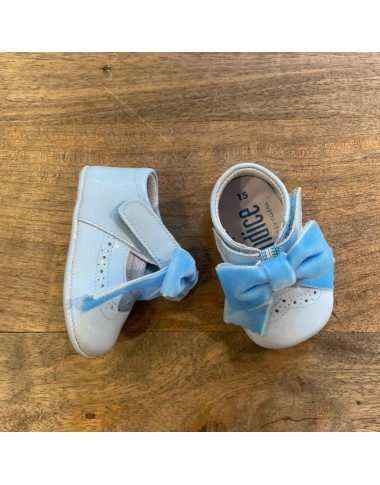 Scarpetta con fiocco in velluto Scarpine 15/20