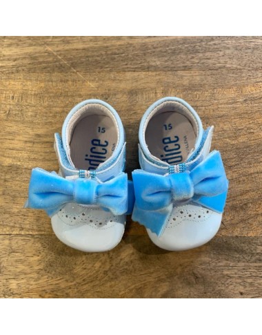 Scarpetta con fiocco in velluto Scarpine 15/20